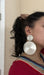 Big Silver earrings , disc large metal earrings , huge silver bold earring , silver statement earrings , round circle chunky pierced giant