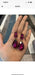 Fuchsia crystal earrings, magenta earrings, pink teardrop earrings, fuchsia teardrop earrings , hot pink long earring 2 inch