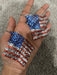 American flag earrings , Fourth of July earrings , Usa flag mesh red white blue earrings , patriotic earring