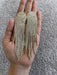 Large clear earrings , fringe clear earrings , gold tone earrings , bridal earrings big , oversized crystal earrings