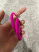 Hot pink hoops , big fuchsia hoop earrings , large pink hoops , big neon pink hoop earrings fuchsia , hoops 2.5 inch