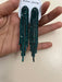 Long green earrings , pine dark green rhinestone earrings , Forest green earrings , green fringe earrings , green pageant crystal