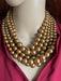 Chunky gold necklace, gold multilayered necklace set, gold statement necklace, big oversized gold necklace with earring