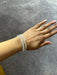 Clear iridescent Acrylic bracelet, Aurora Borealis bracelet set, bridal clear bracelet , bridal rainbow bracelet stretch pair