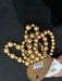 Gold statement bracelet , chunky gold bead bracelet wide gold cuff large bold acrylic boho chunky womens caramel layered
