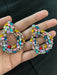 Large chandelier earring , multicolored earrings , big crystal earrings , big red earrings , big blue earrings , teal purple pink