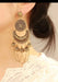 Long gold earrings ,big gold fringe earrings , gold wedding earrings , big gold earrings , large gold oxidized gold chandelier earring