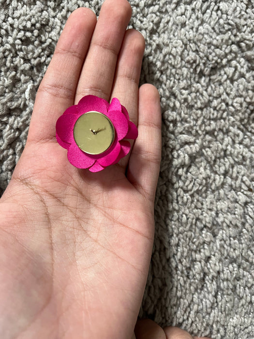 Fuchsia flower earring , pink flower studs , rose studs , dark pink flower earrings petal