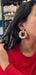 Big Gold earrings , gold large earring metal , bold gold earring , chunky gold earrings , big gold earring statement shiny