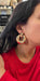 Big Gold earrings , gold large earring metal , bold gold earring , chunky gold earrings , big gold earring statement shiny