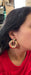 Big Gold earrings , gold large earring metal , bold gold earring , chunky gold earrings , big gold earring statement shiny
