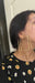 Large gold hoop earrings , huge gold hoops , big gold hoop earrings , chunky square gold hoop earrings