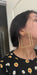 Large gold hoop earrings , huge gold hoops , big gold hoop earrings , chunky square gold hoop earrings