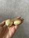Large gold studs earrings , gold studs large , huge gold stud earring , round gold earrings , chunky gold studs brushed metal
