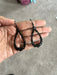 Long black crystal earrings, fish hook black wedding earrings sparkle black drop chandelier earrings, jet, dressy black earring 3 inch long