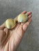 Large gold studs earrings , gold studs large , huge gold stud earring , round gold earrings , chunky gold studs brushed metal