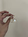 Clear and gold earrings , transparent drop square clear earrings , glass earrings , party golden earring , wedding earrings