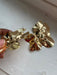 Big gold statement earrings , gold studs large , huge gold stud earring , abstract gold earrings , chunky gold studs bold