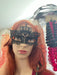 Masquerade mask lace cut out black cosplay woman costume masquerade party halloween ball venetian