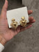Long gold earrings ,big gold heart earrings , gold statement earrings chunky bold , big gold earrings , large gold earrings