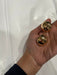 Big gold earrings , gold mirror studs large ,huge gold stud earring , dome gold ball round earrings , chunky gold studs statement