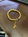 Gold statement bracelet , chunky gold link chain bracelet gold cuff large bold vintage style metal chunky womens steel